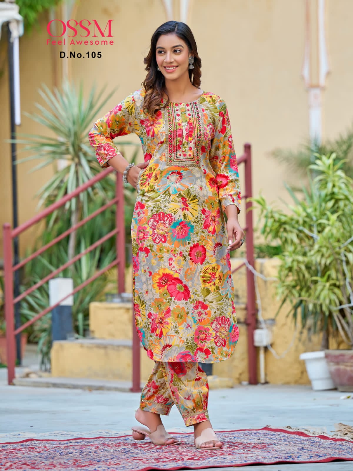 Maahi By Ossm Printed Kurti With Bottom Catalog